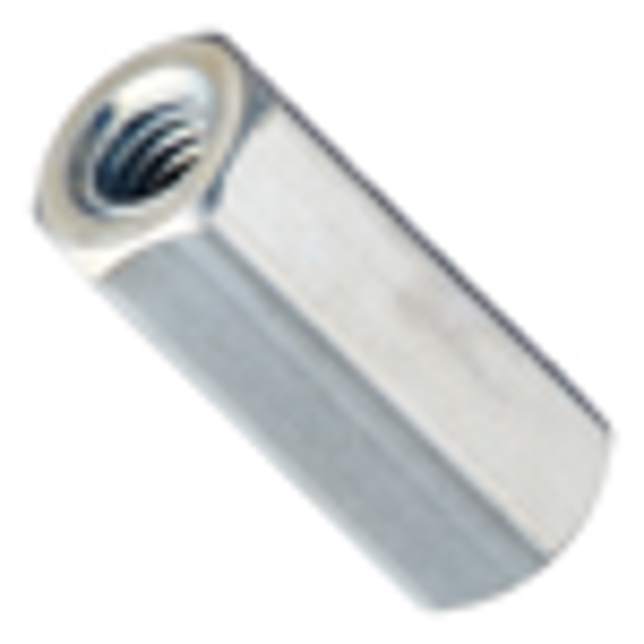 1/4 OD x 3/16 L x 8-32 Thread Aluminum Female/Female Hex Standoff, Plain  (500 /Pkg.)