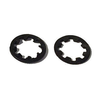 M6 DIN 6797 Internal Tooth Star Lockwasher, Black Oxide (1,000/Pkg.) AFT Fasteners
