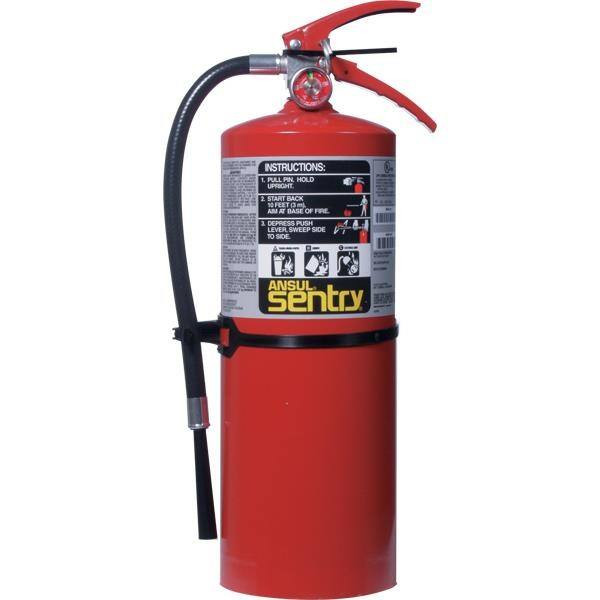 米軍基地放出ANSUL Sentry 消火器 実物 レア ビンテージ 希少 Ansul® Sentry® 10 lb ABC Fire Extinguisher w/ Wall Hook | AFT