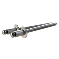 ABS 8-4 1/4 (.126-.250)x0.475 AL5056 / Steel Dome Head Blind Rivet (100 ...