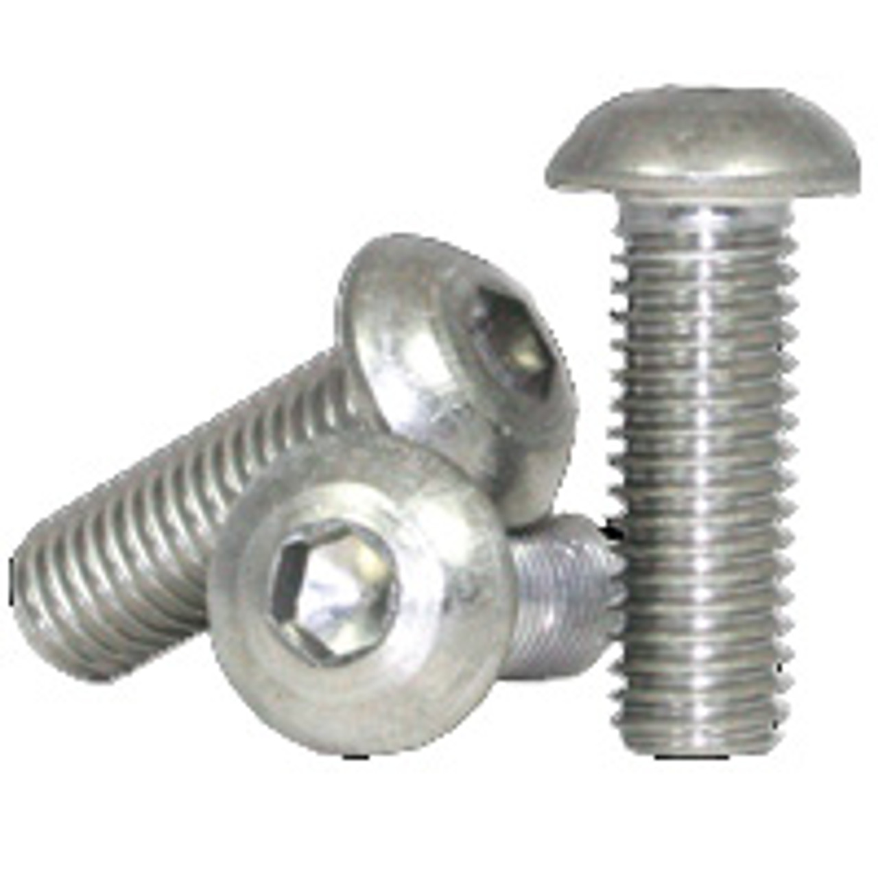 5/16"-18 x 7/8" Coarse Socket Button Hd Cap Screw Stainless 18-8 FT 