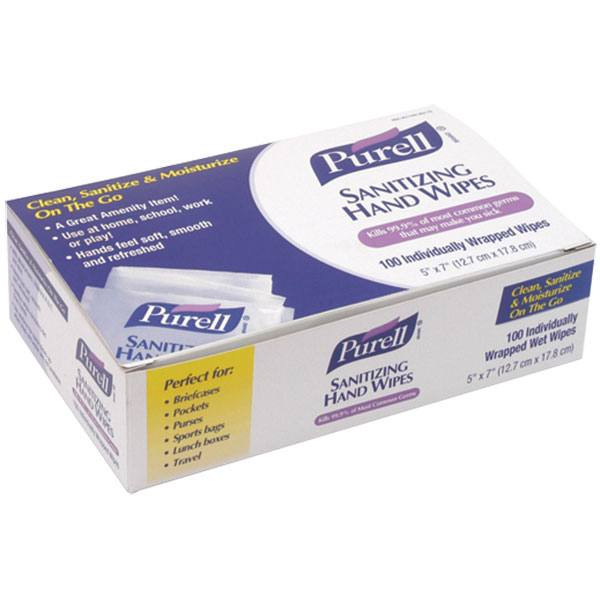 Gojo® Purell® Sanitizing Hand Wipes AFT Fasteners
