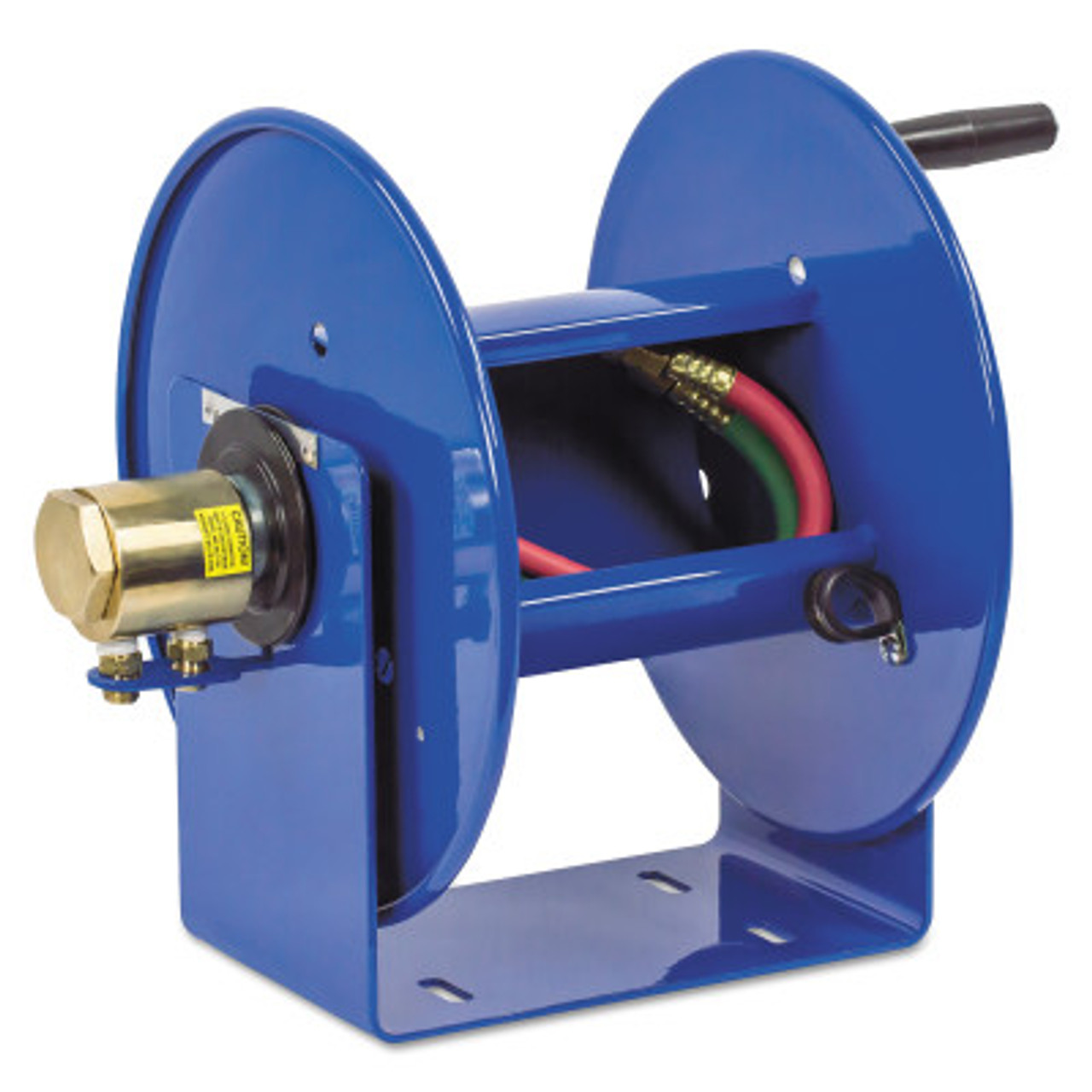 Coxreels Large Capacity Welding Reel, 3/8 I.D. 2/3 in. O.D. x 200ft, Hand  Crank Dual Hose, 1 EA ; AFT Fasteners