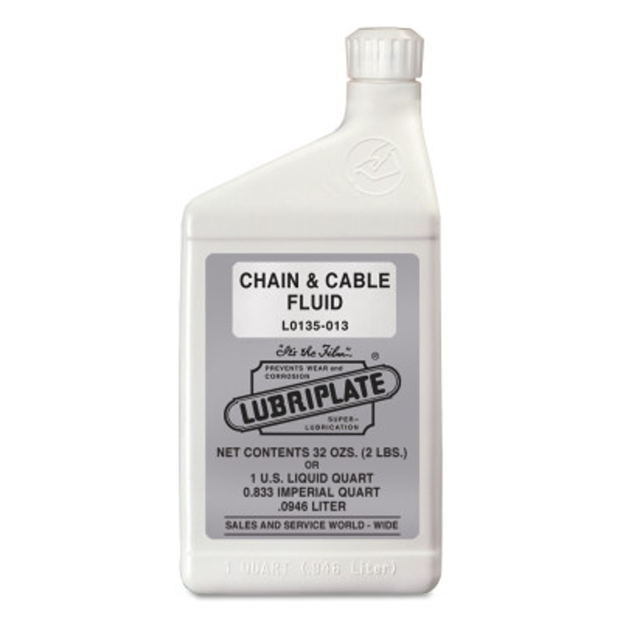 Lubriplate Chain & Cable Fluids, 2 lb Bottle, 12 EA