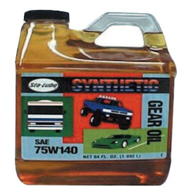 CRC SynGo Synthetic Gear Oils, 1/2 gal Bottle, 4 CS AFT Fasteners