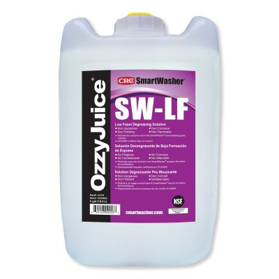 CRC OzzyJuice® SWLF Low Foam Degreasing Solution, 5gal Jug, 5 PA