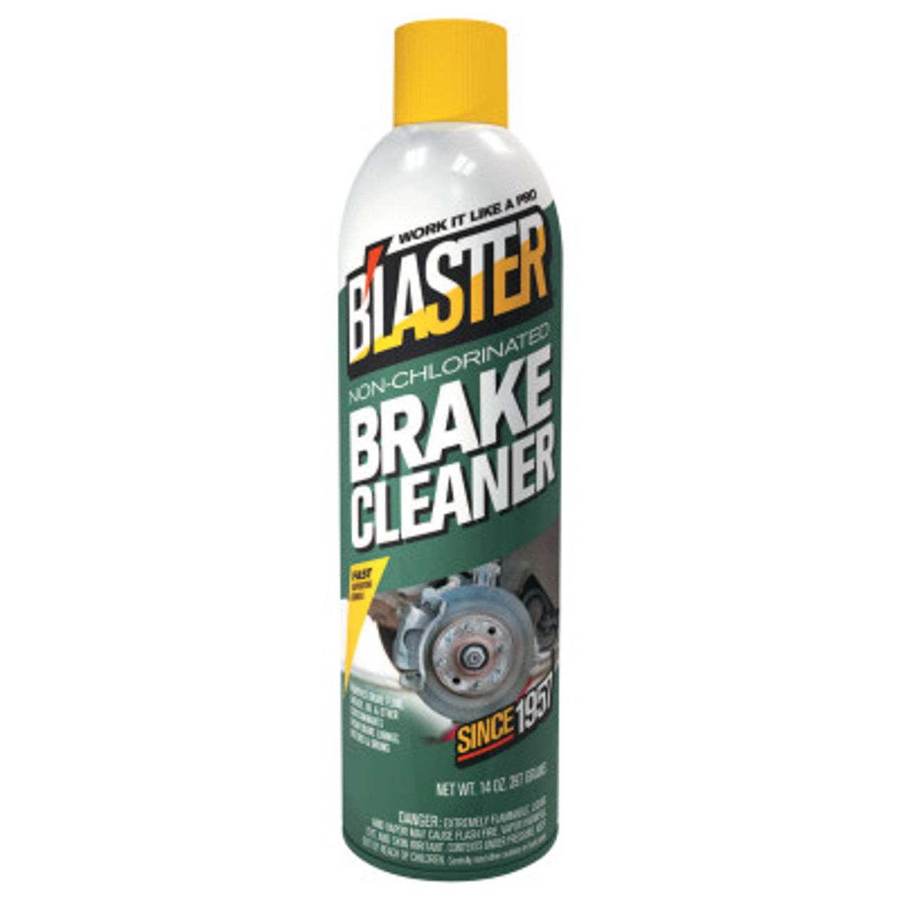 Blaster Non-Chlorinated Brake Cleaner, 14 oz Aerosol Can, 6 CN