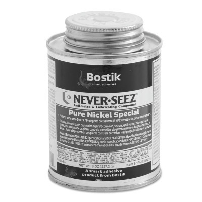 Never-Seez Pure Nickel Special Compounds, 8 oz Brush Top Can, 1