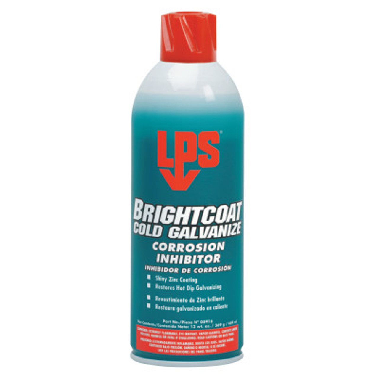 ITW Pro Brands Bright Coat Cold Galvanize Corrosion Inhibitor, 16 oz  Aerosol Can, 12 CAN