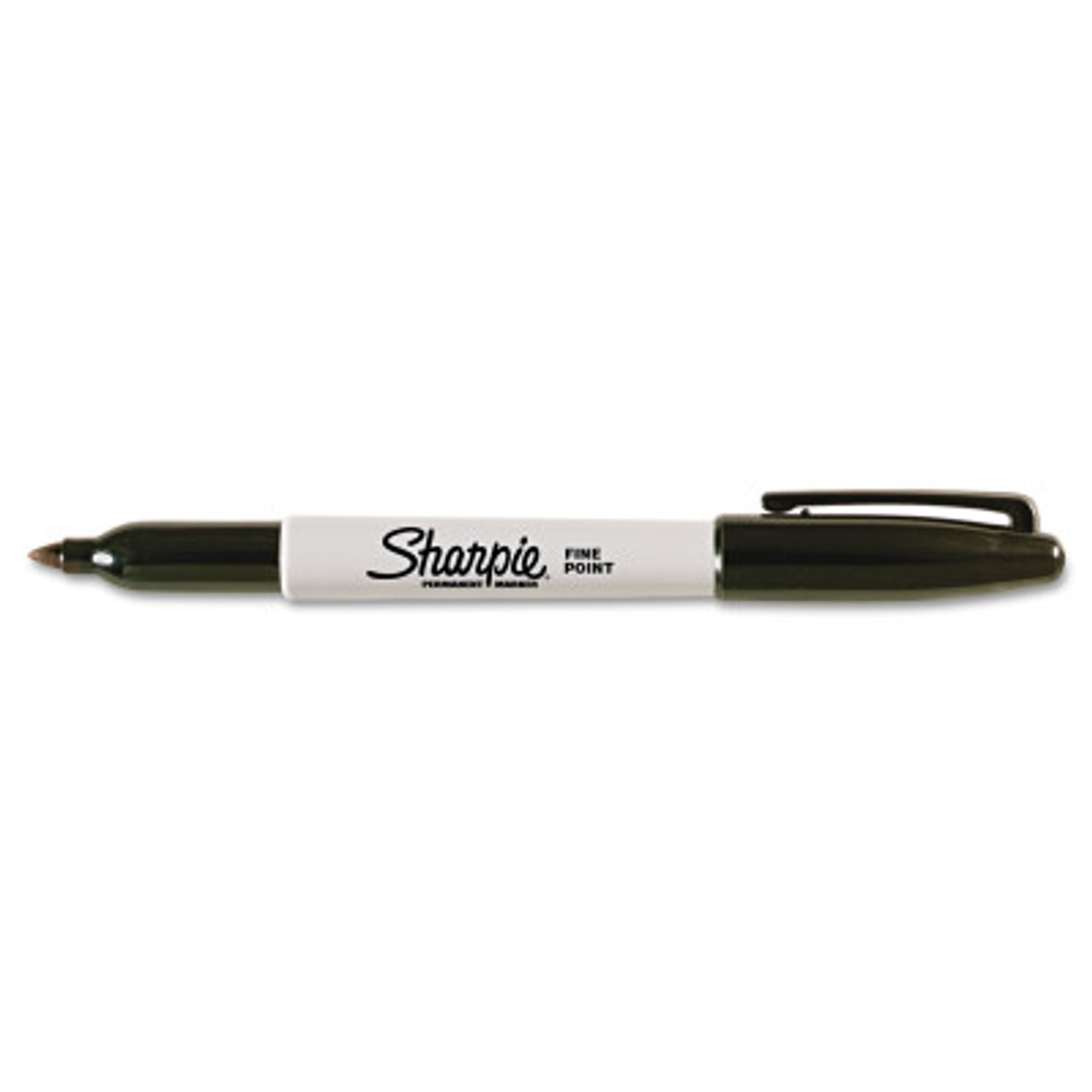 Sharpie Fine Point Permanent Markers, Black, 1/CG