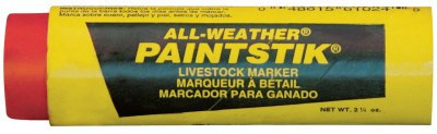 Markal All-Weather Paintstik Livestock Markers, 1 in X 4 in