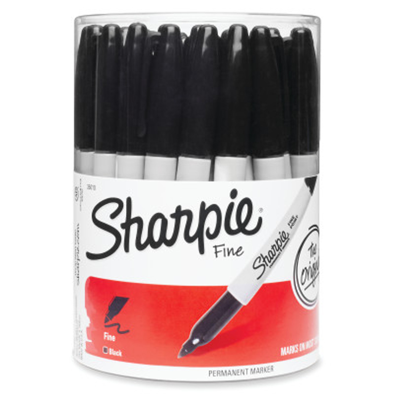 Sharpie Fine Tip Permanent Marker, Black, 36/Bx