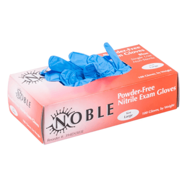 Noble Products Nitrile Mil Powder-Free Textured Disposable
