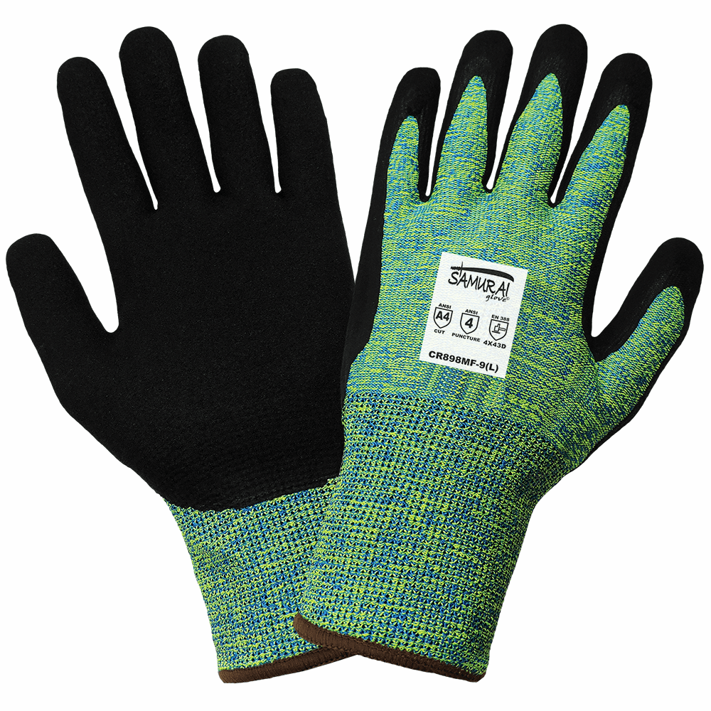 Samurai Glove- High-visibility Cut and Puncture Resistant Glove
