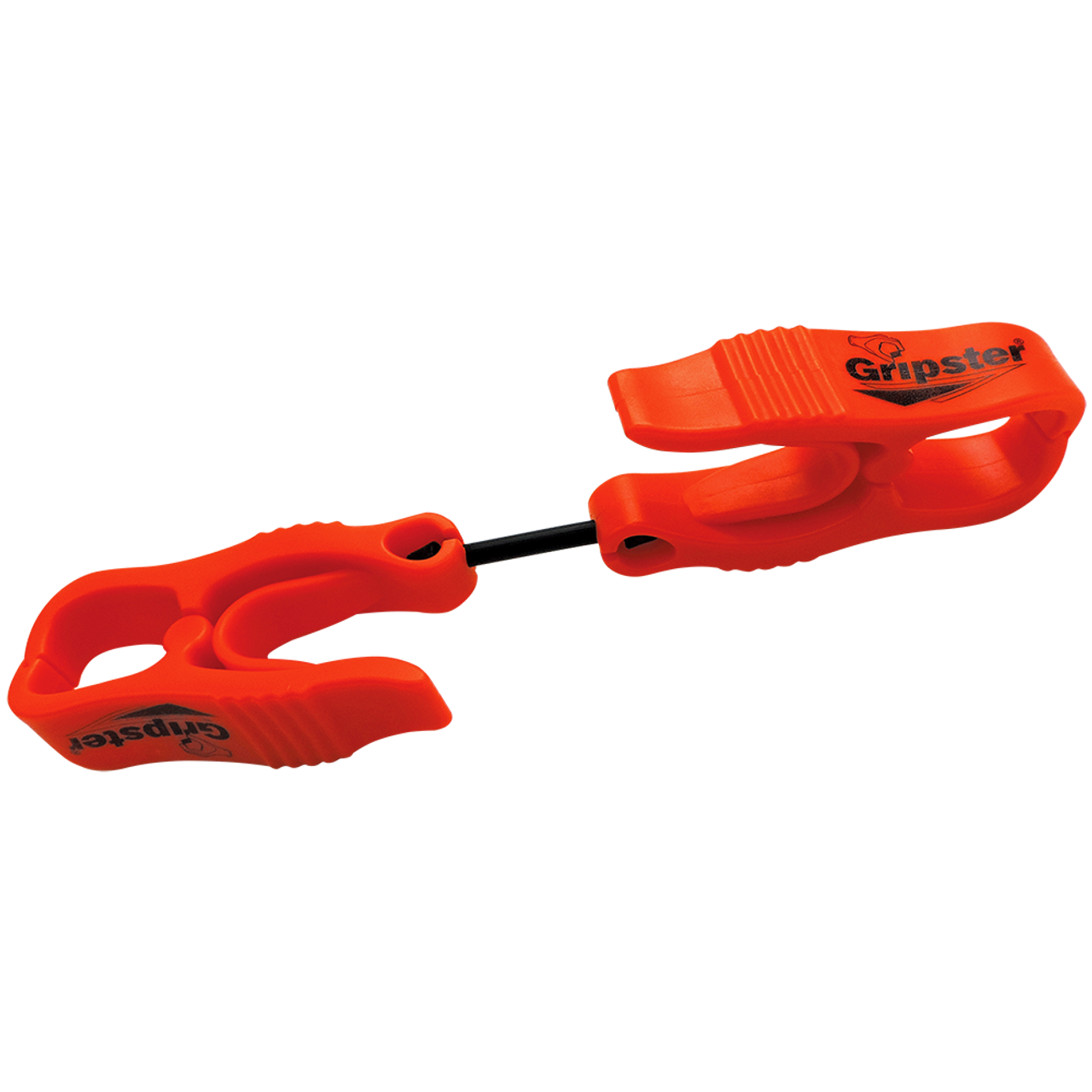 Gripster® - Dual-Ended High-Visibility Orange Utility Clip- Pack of 10