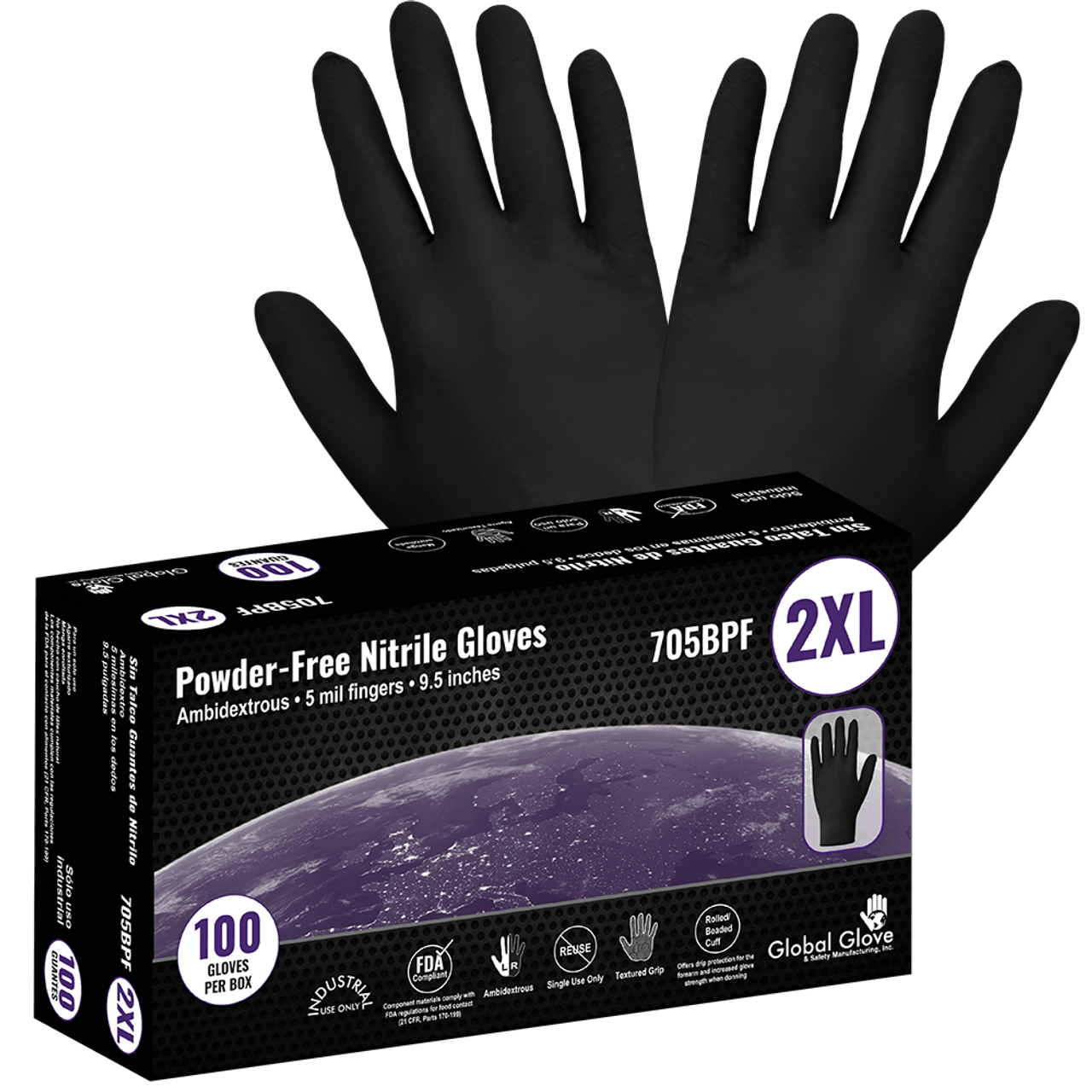 bastion gloves nitrile