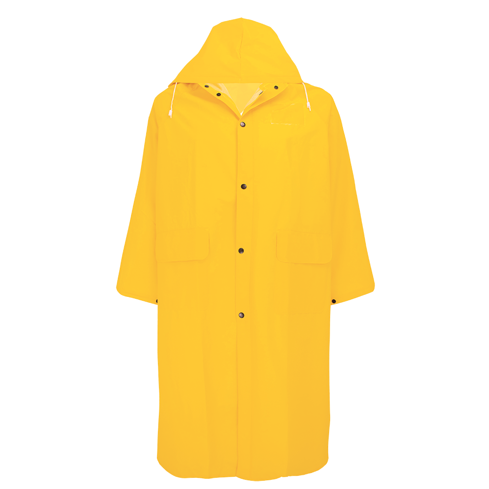49-Inch Long PVC Rain Coat- Size 8XL 