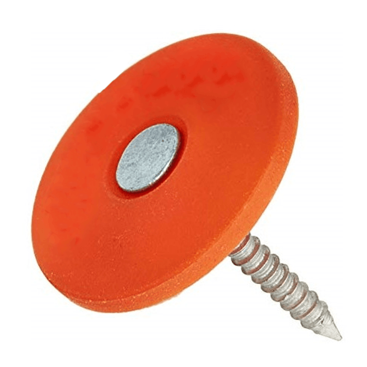 R-Nail Hillman Electro-Galvanized Plastic Cap Roofing Nail - #12 X 1
