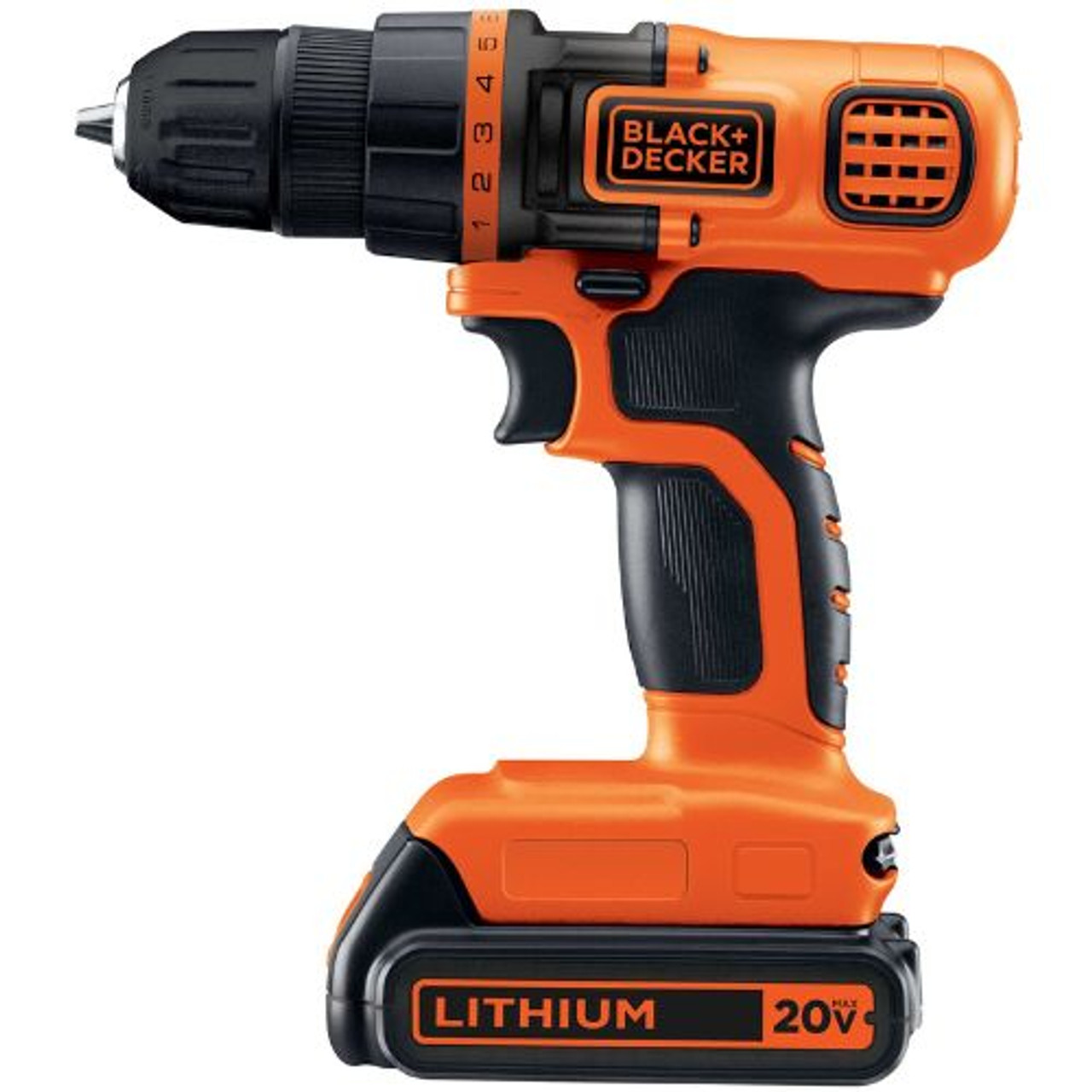 Black+Decker 20V Max Cordless Lithium Drill/Driver #LDX120C (1/Pkg