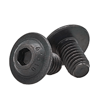 M8-1.25x30 mm Fully Threaded Button Socket Caps Flange 10.9 Coarse ...