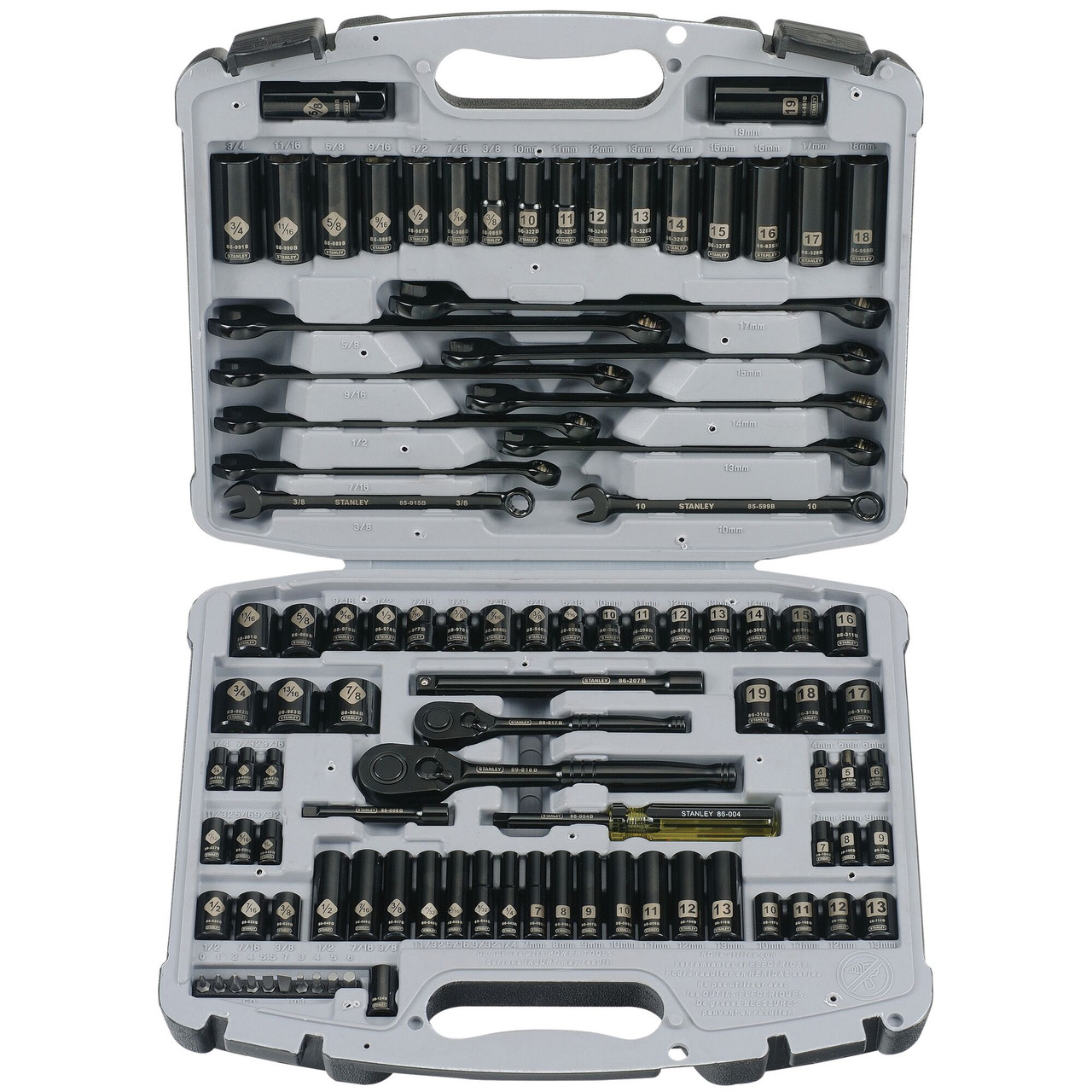 Stanley Products 99 Piece Black Chrome Socket Set #92-839 (2 Sets