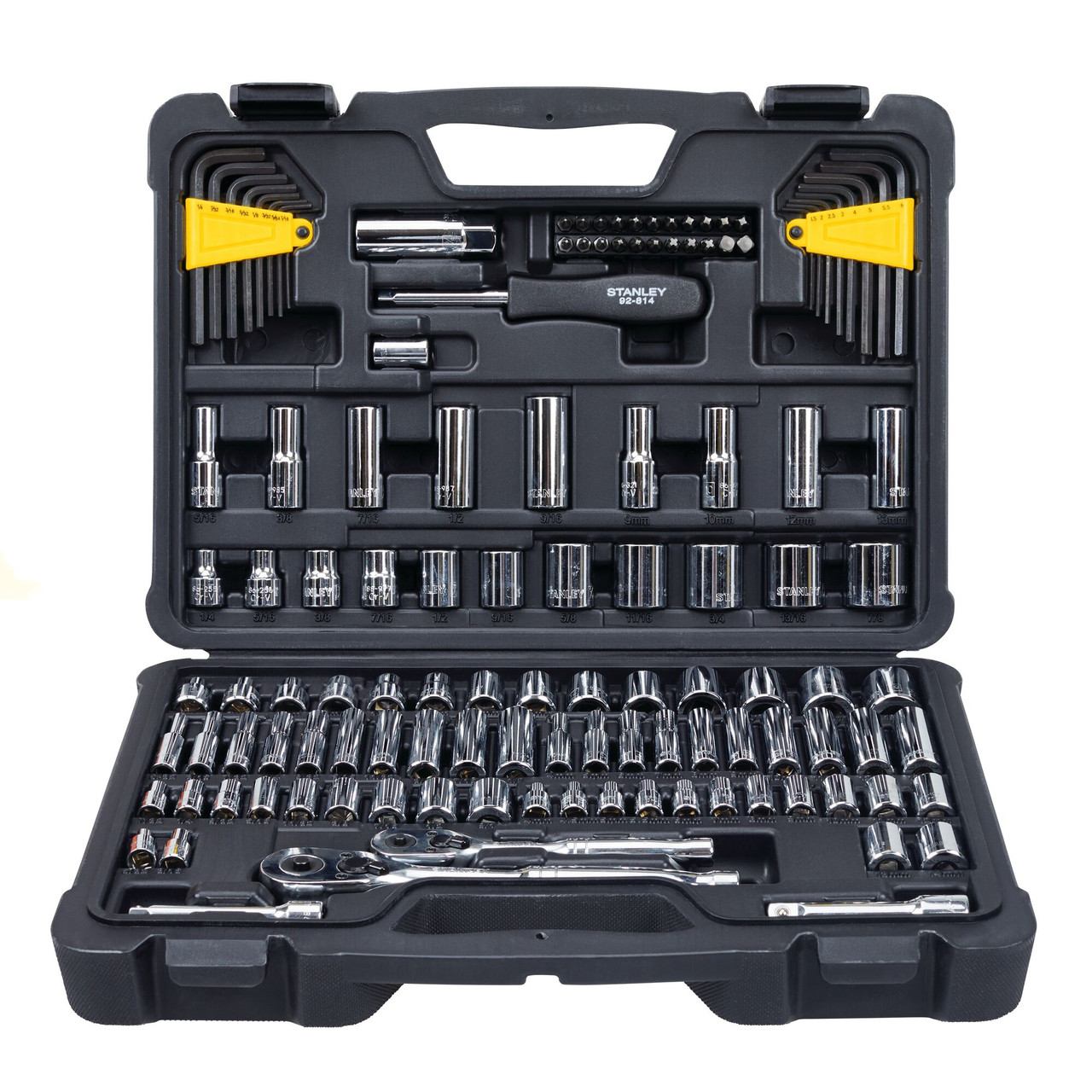 Stanley Products 123 Piece Mechanic's Tool Set, 1/4 Stanley Products 123 Piece Mechanic's Tool Set, 1/4