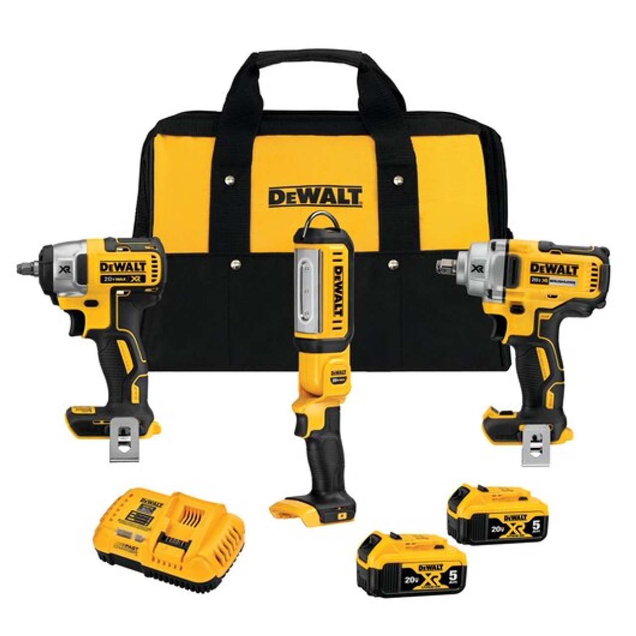 DeWalt 20V MAX XR Brushless Cordless 3-Tool Automotive Kit (1/Pkg