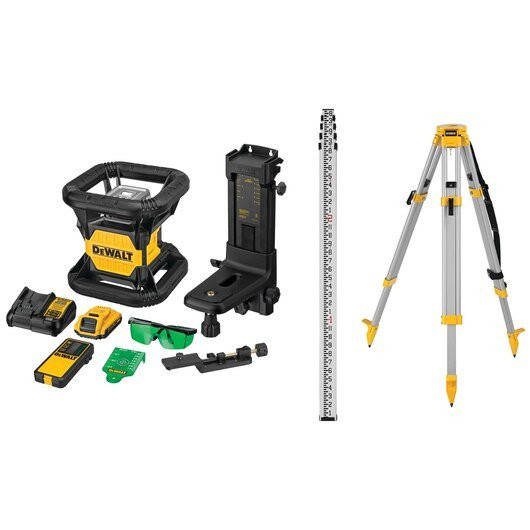DeWalt 20V MAX Green Tough Rotary Laser Kit DW079LGK