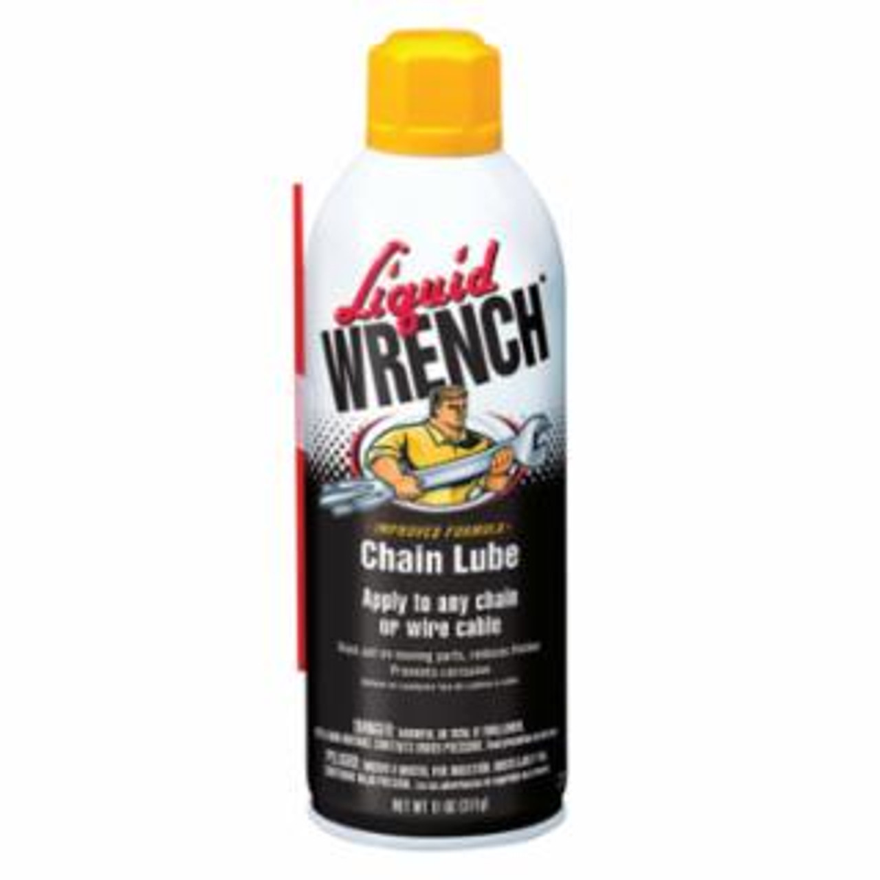 Liquid Wrench Chain and Cable Lube, 11 oz, Aerosol Can, 12/CN