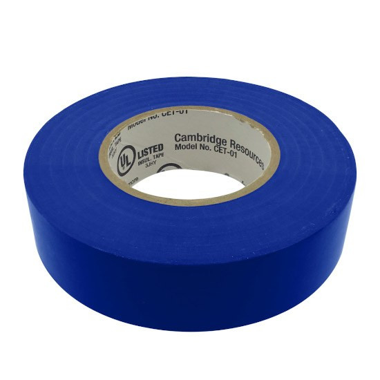 Electrical Tape Roll 22 Yards x 3/4" Wide Blue (144/Pkg.) AFT Fasteners