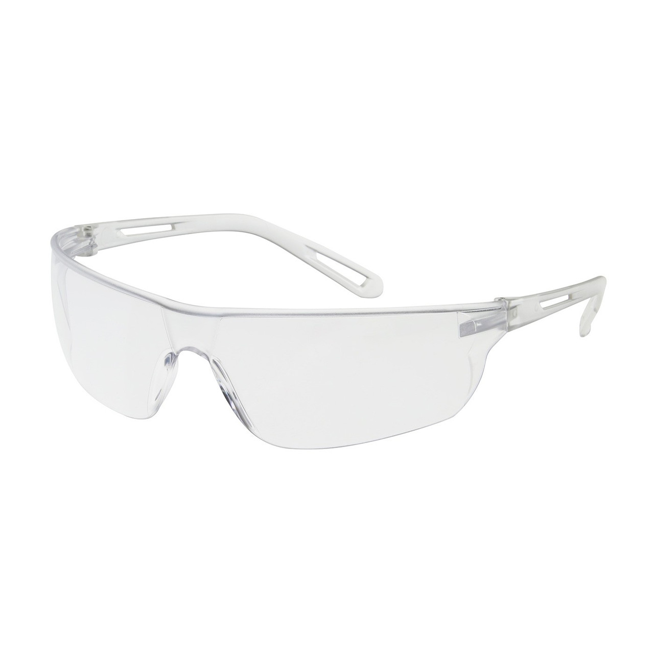 Zenon Z-Lyte Rimless Safety Glasses with Clear Temple, Clear Lens