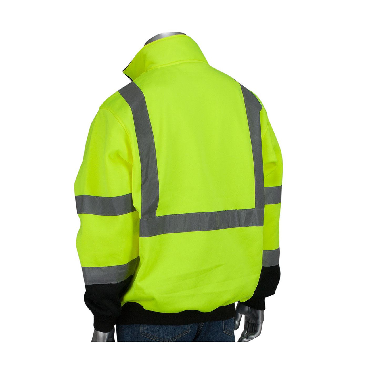 PIP® ANSI Type R Class 3 Quarter-Zip Pullover Sweatshirt with