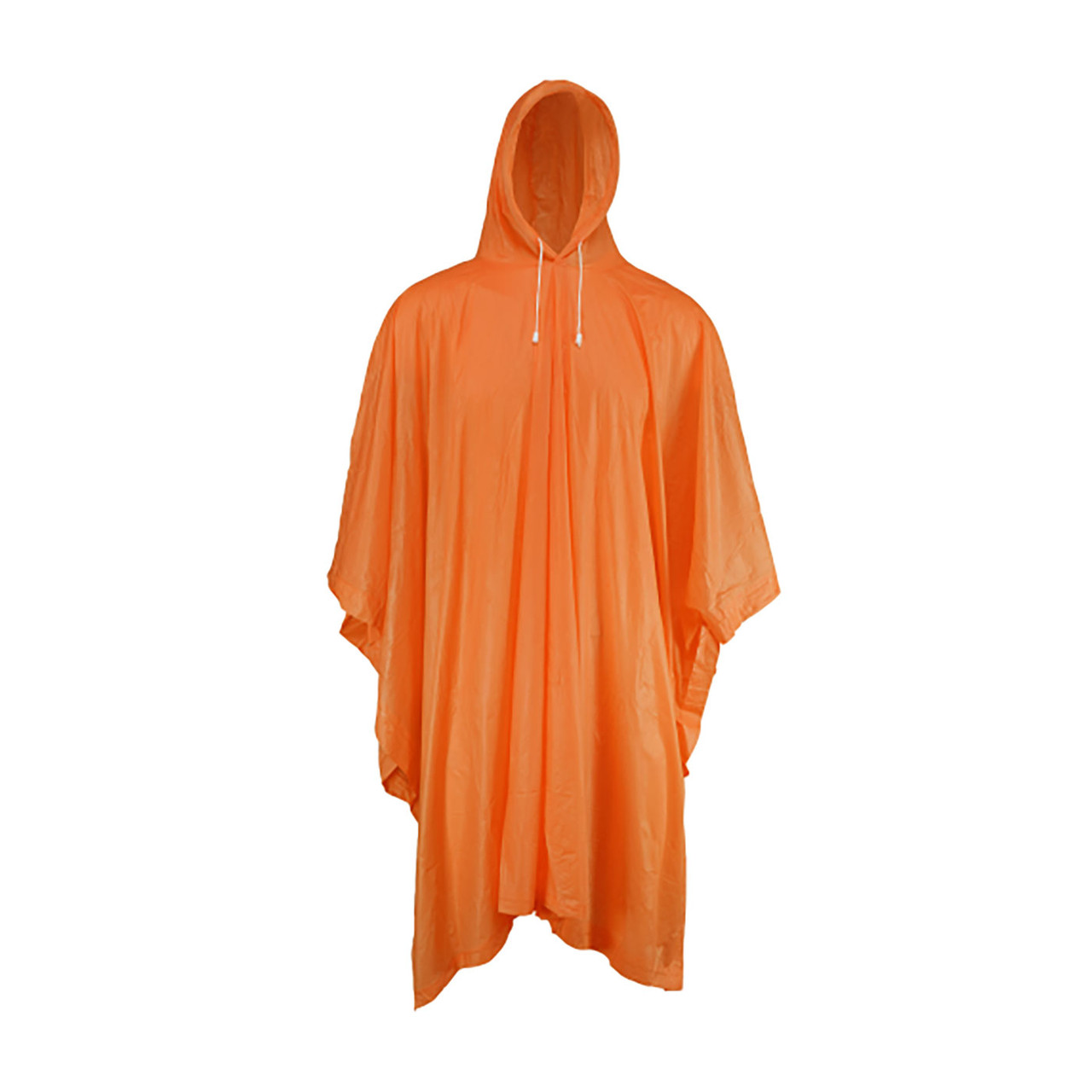 Boss Waterproof Poncho - 0.10 mm, Orange, One Size, (6/Case) #49102/O