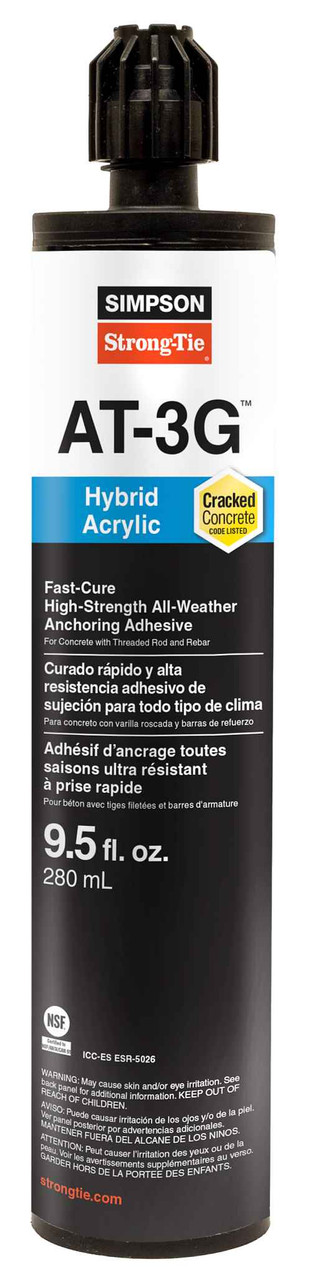 Simpson Strong Tie AT-3G High-Strength Hybrid Acrylic Adhesive