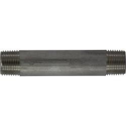 Midland Industries 49072 Welded Pipe Nipple, 1/2 in MPT x 1/2 in MPT, 8 ...