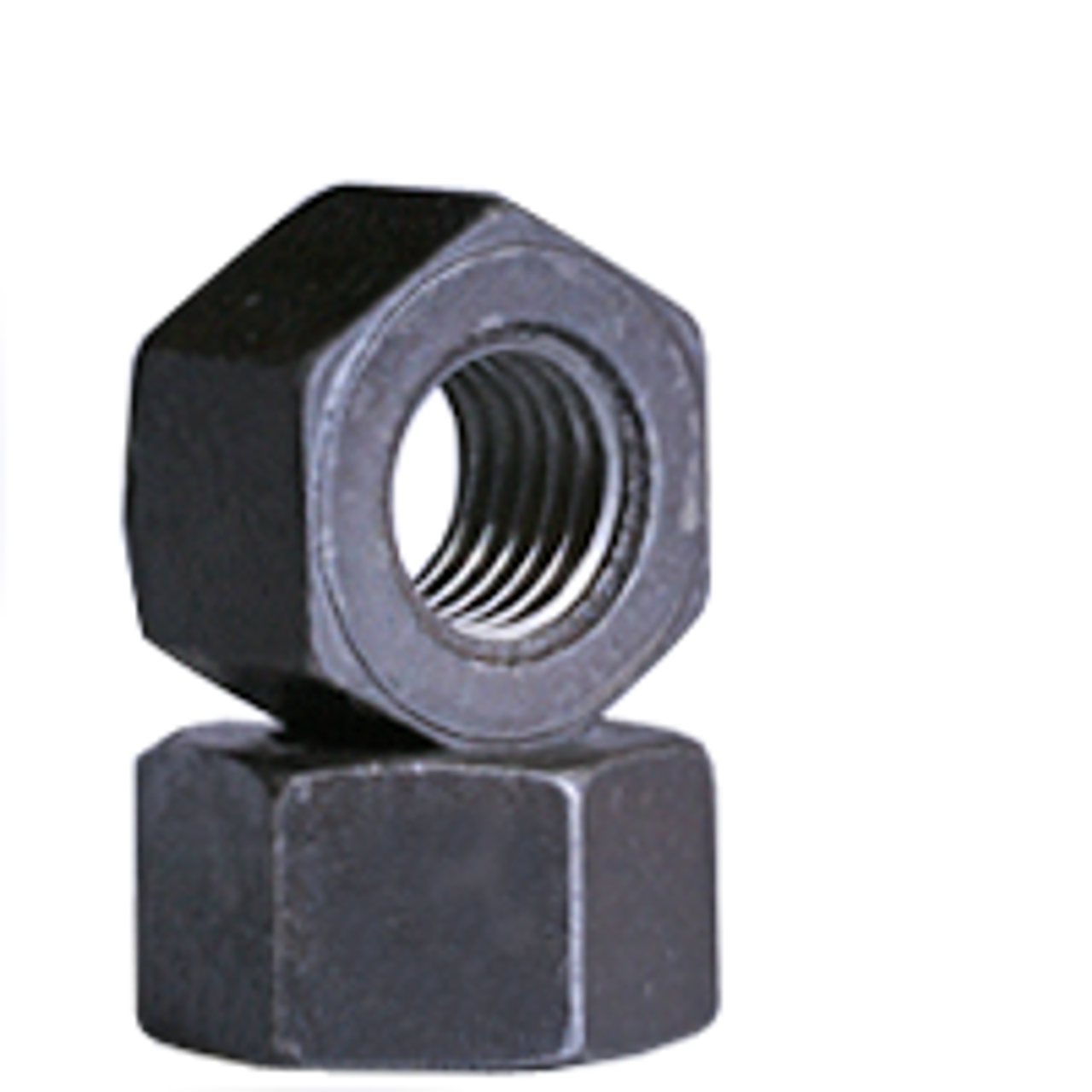 1-3/8-8 Heavy Hex Nut, A194/SA194 2H, 8 Pitch, Medium Carbon Steel, Plain  (10/Pkg.)