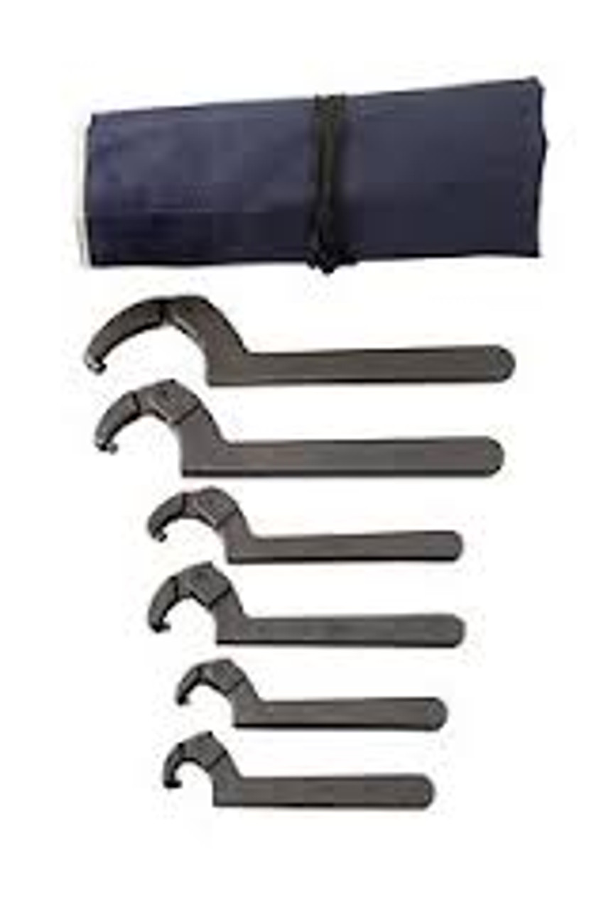 Martin Sprocket #SPW6K-Adjustable Pin Spanner Wrench Sets 6 PC