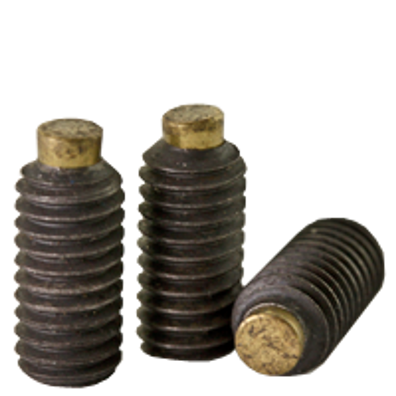 Metric Cup Point Set Screws w/ Brass Tip #472044