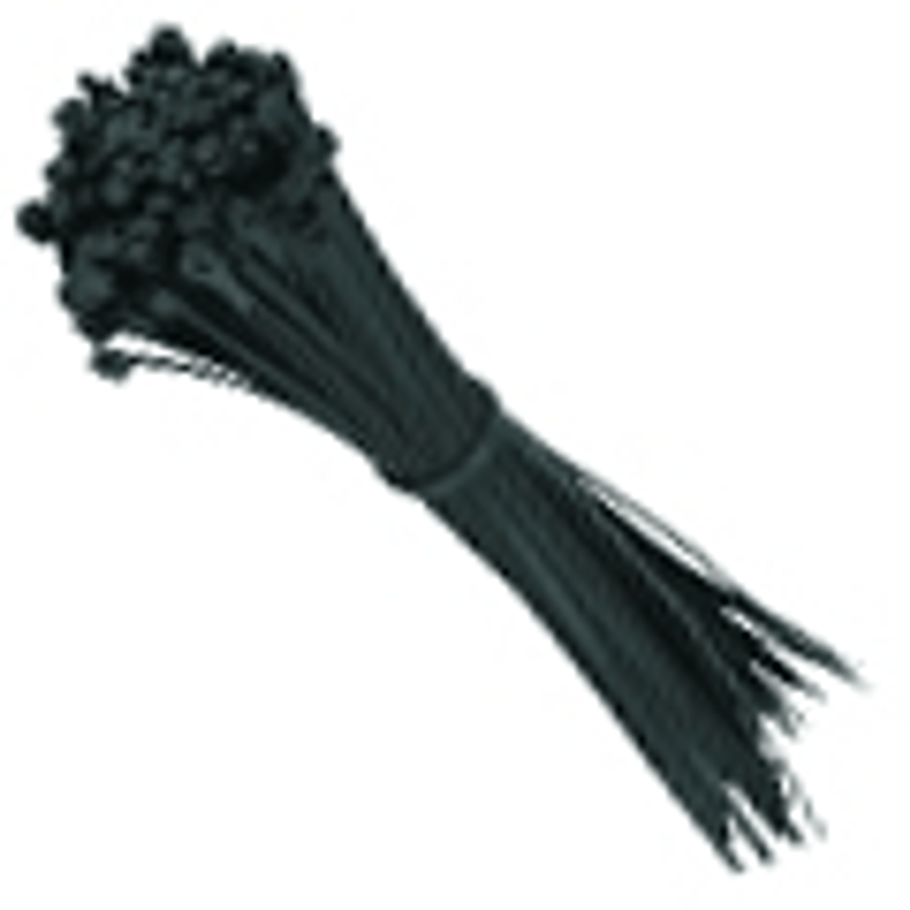 Black 300 x 13 Cable Ties with Logo on (Bag / 100), VELCRO® One Wrap Cable  Ties