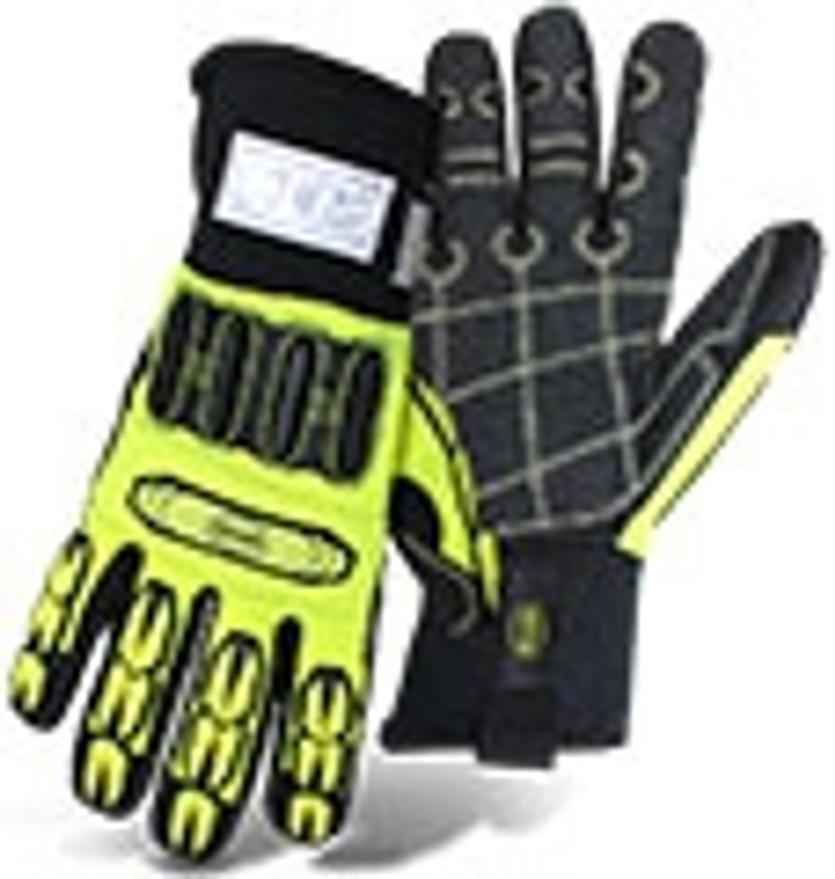 Golden Stag Men's Atlas Fit Latex Palm Work Glove - Blue/Grey L 80-L