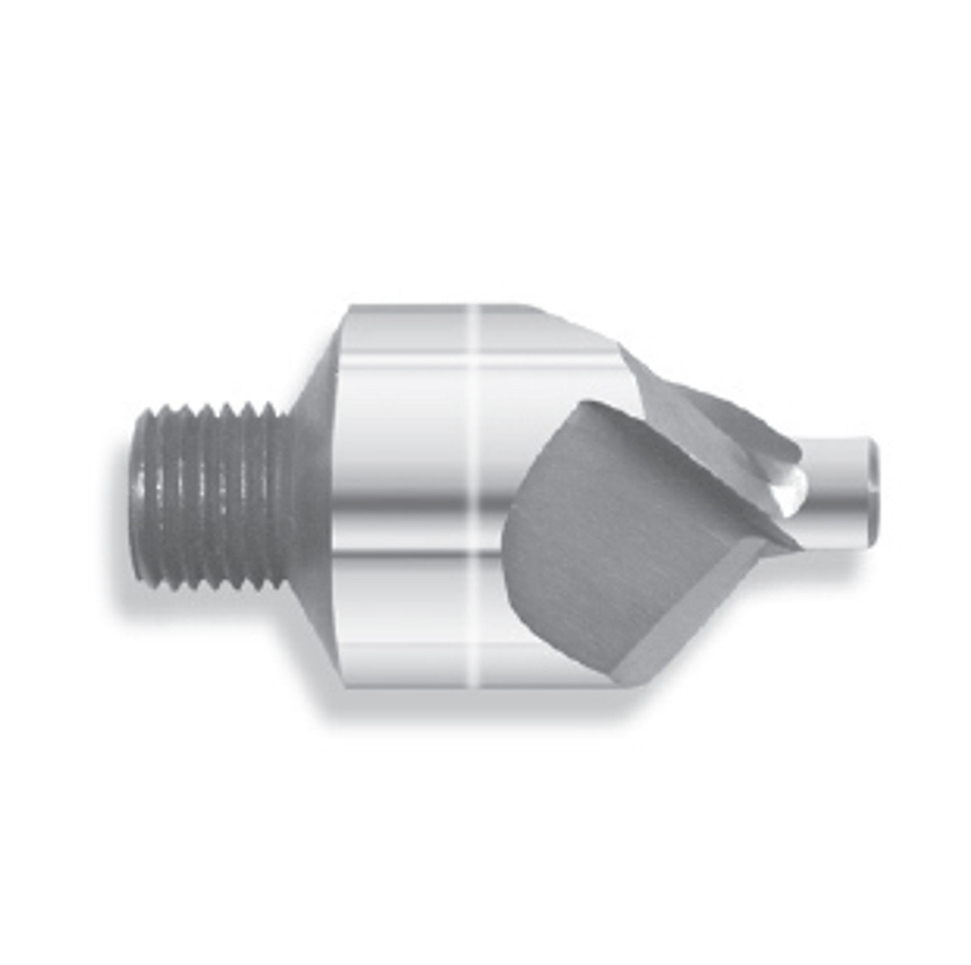 90 Degree Carbide Micro Stop Countersink, 3 Flute, 3/4" Body Dia