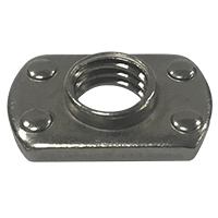 5/16"18 Spot Weld Nut, 4 Projections (1700/Bulk Pkg.) AFT Fasteners