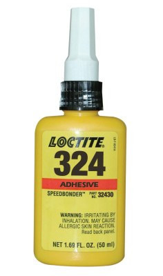 Loctite 324 Speedbonder Structural Adhesive, High Impact, 50 mL, Bottle