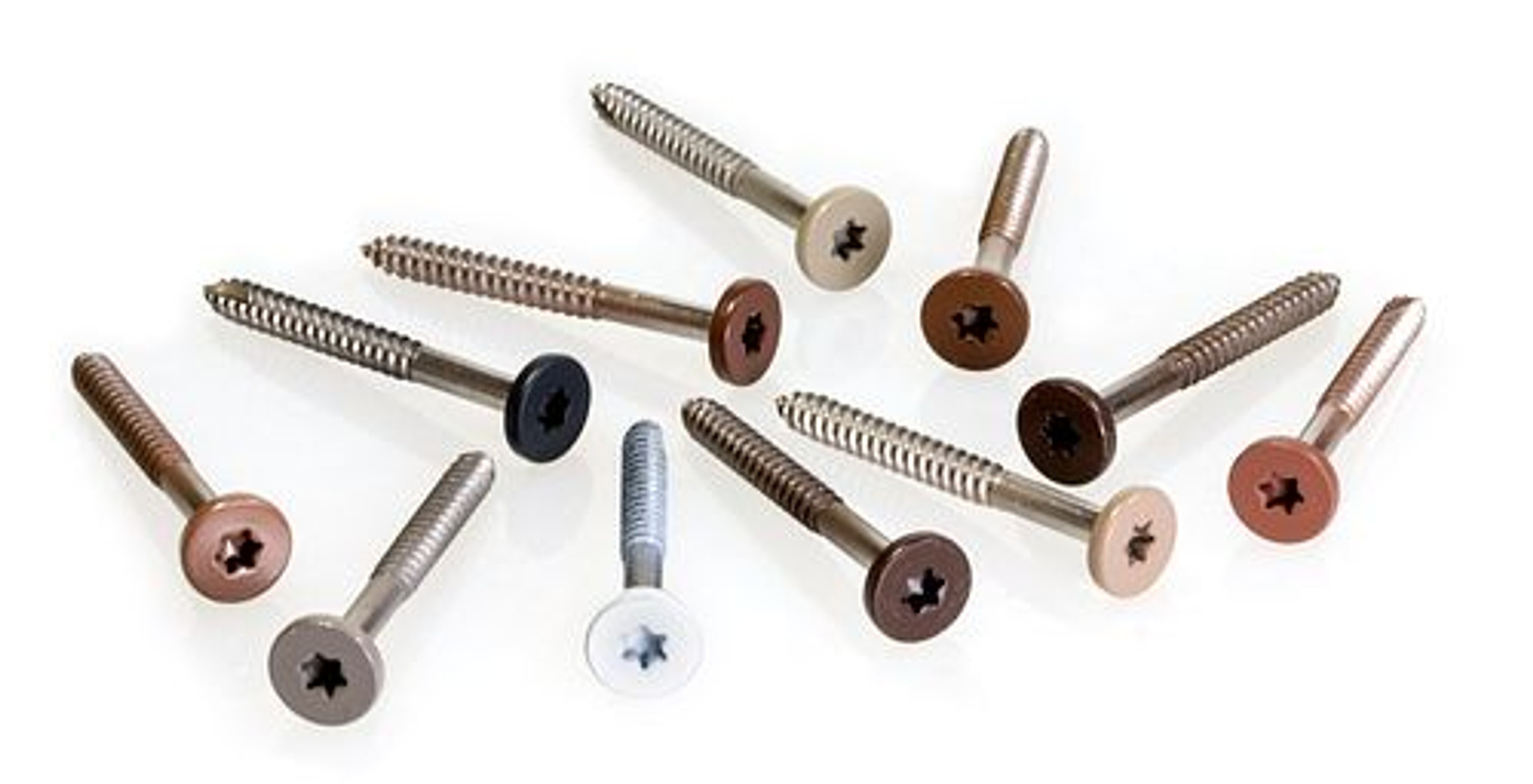 Simpson StrongTie 8 x 13/4" Fascia Board Screw, T20 Drive, Brown 01