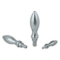 Kipp M8 x 20 mm x 61 mm Machine and Handwheel Handles, Revolving, DIN 98 Style E, Steel (Qty. 1), K0168.0820067