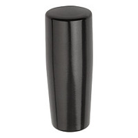 Kipp M8 x 23 mm x 61 mm Machine and Handwheel Handles, Taper Grip Handle Fixed with Internal Thread, Style E - with Threaded Bushing (Qty. 1), K0172.208