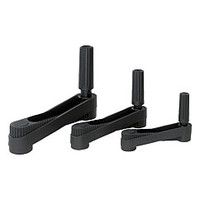 Kipp .375" x 24 mm x 85.5 mm Novo-Grip Crank Handle, with Revolving Grip, Size 1 (Qty. 1), K0659.31CO
