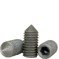 Cone Point Set Screws - Alloy & Stainless