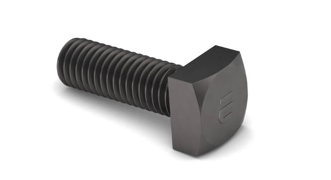 1 1/2x20 J429 Grade 5 Square Head Bolt Plain Finish (50/Pkg) AFT