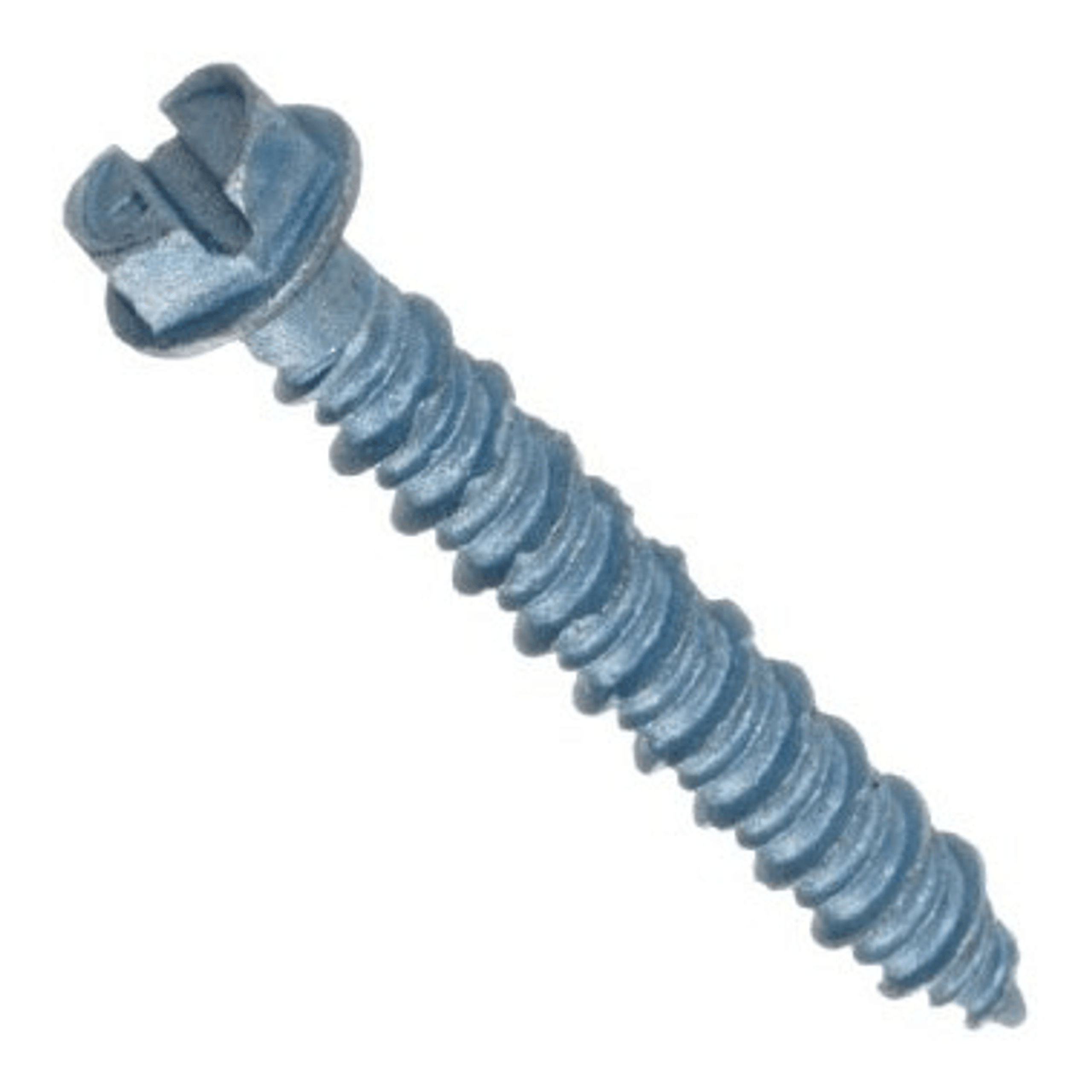 Slotted Hex Head Concrete Screws Blue 685220AFT Fasteners